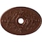 Ekena Millwork Alexa Medallion (Canopies up to 5 5/8"), 30 3/4"W x 21 1/4"H x 3 7/8"ID x 1 5/8"P, Copper Penny CM21X30ALCPS - alternate 1